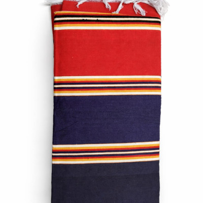 Premium Cotton Multicolour Stripe Bhavani Jamakkalam Bedsheet – 60x90 Inch